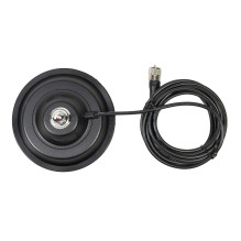 Magnetinis pagrindas PNI 145 / DV 145mm turi 4 m laidą ir kištuką PL259 Magnetinis pagrindas PNI 145 / DV 145mm turi 4 m laidą ir kištuką PL259