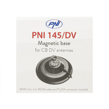 Magnetic base PNI 145 / DV 145mm contains 4m cable and plug PL259 Magnetic base PNI 145 / DV 145mm contains 4m cable and plug PL259