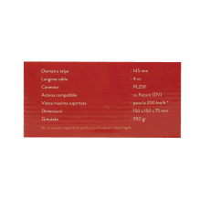Magnetinis pagrindas PNI 145 / DV 145mm turi 4 m laidą ir kištuką PL259 Magnetinis pagrindas PNI 145 / DV 145mm turi 4 m laidą ir kištuką PL259