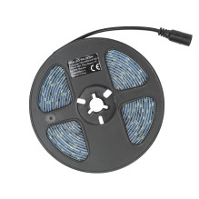 LED strip PNI 2835W, cool white, IP20, silicone, length 5 meters, touch button, power supply 230V, dimmable, 300 LEDs 28