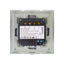 Smart thermostat PNI CT25W WiFi for gas heating plant, recessed mounting, 16A, control from the Tuya Smart application, 