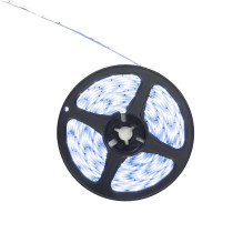 LED strip PNI 2835W, cool white, IP20, silicone, length 5 meters, touch button, power supply 230V, dimmable, 300 LEDs 28