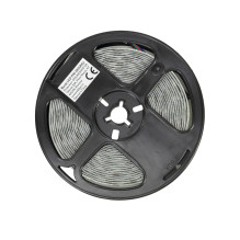 LED strip PNI 2835RGB, RGB, IP65, silicone, length 5 meters, with remote control, 230 V power supply, dimmable, light ga