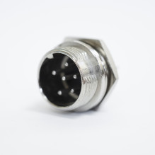 Male PNI microphone jack with 6 pins, PCB mount Male PNI microphone jack with 6 pins, PCB mount