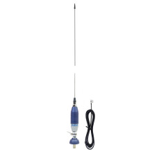 „Sirio SUPER 9“ CB antena su drugelio formos mechanizmu, 155 cm ilgio, 27–28,5 MHz, 250 W, laikiklis, 4 m RG58 laidas ir