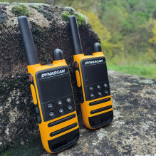 Nešiojama radijo stotis PMR PNI Dynascan P19, 446MHz, 0,5W, 16 kanalų, IP54, 2 dalių rinkinys Nešiojama radijo stotis PMR PNI Dynascan P19, 446MHz, 0,5W, 16 kanalų, IP54, 2 dalių rinkinys