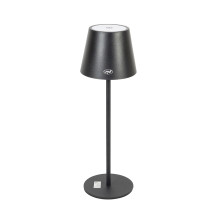 PNI LT04B table lamp with LED 2.5W, battery 1200 mAh, charging via USB-C, 150 lumens, warm white light 3000K, color Blac PNI LT04B table lamp with LED 2.5W, battery 1200 mAh, charging via USB-C, 150 lumens, warm white light 3000K, color Blac