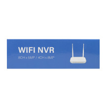 Belaidis NVR PNI House WIFI800, 8 kanalai 5MP ir 4 kanalai 4K (8MP), balso komandų eilutė