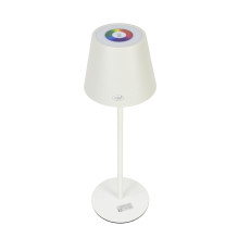 PNI LT05W RGB 3W table lamp, with battery, USB charging, White color PNI LT05W RGB 3W table lamp, with battery, USB charging, White color
