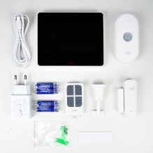 PNI SafeHouse HS670 WiFi GSM 4G belaidė signalizacijos sistema, spalvotas jutiklinis ekranas, 99 belaidės zonos, palaiko
