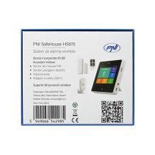 PNI SafeHouse HS670 WiFi GSM 4G wireless alarm system, color touch screen, 99 wireless zones, supports 5 phone numbers, PNI SafeHouse HS670 WiFi GSM 4G wireless alarm system, color touch screen, 99 wireless zones, supports 5 phone numbers,