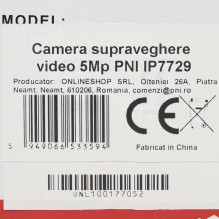 Video surveillance camera 5Mp PNI IP7729