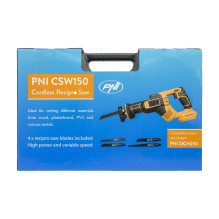 Alternative electric saw PNI CSW150 without battery, 4 blades included Alternative electric saw PNI CSW150 without battery, 4 blades included