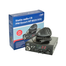Belaidis CB PNI Escort HP 8024 ASQ maitinimo šaltinis 12–24 V + PNI HF11 ausinės su 1 kontaktu Belaidis CB PNI Escort HP 8024 ASQ maitinimo šaltinis 12–24 V + PNI HF11 ausinės su 1 kontaktu