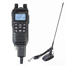 PNI Escort HP 82 portable CB radio station kit, multi standard, 4W, 12V, AM-FM with PNI Extra 48 CB antenna