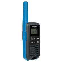 Nešiojama radijo stotelė PMR PNI Decross DC63 Blue, 446MHz, 0,5W, 16 kanalų, 1000mAh NiMH, IPx4, 2 dalių rinkinys Nešiojama radijo stotelė PMR PNI Decross DC63 Blue, 446MHz, 0,5W, 16 kanalų, 1000mAh NiMH, IPx4, 2 dalių rinkinys