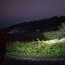 PNI Adventure F810 flashlight with LED 138 W, 3 lighting levels plus Turbo, 12000 lumens, zoom, up to 250 m, 5000 mAh ba