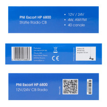 PNI Escort HP 6800 CB radijo stotis PNI Escort HP 6800 CB radijo stotis