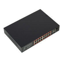 PNI POE jungiklis SWPOE162, 16 POE 100 Mbps prievadų, 2 UP Link 1000 Mbps prievadai, 1 SFP 1000 Mbps prievadas, 240 W, A PNI POE jungiklis SWPOE162, 16 POE 100 Mbps prievadų, 2 UP Link 1000 Mbps prievadai, 1 SFP 1000 Mbps prievadas, 240 W, A
