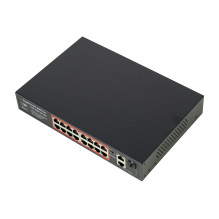 Switch POE PNI SWPOE162, 16 POE 100 Mbps ports, 2 UP Link 1000 Mbps ports, 1 SFP 1000Mbps port, 240W, AI Extend function