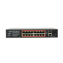 PNI POE jungiklis SWPOE162, 16 POE 100 Mbps prievadų, 2 UP Link 1000 Mbps prievadai, 1 SFP 1000 Mbps prievadas, 240 W, A PNI POE jungiklis SWPOE162, 16 POE 100 Mbps prievadų, 2 UP Link 1000 Mbps prievadai, 1 SFP 1000 Mbps prievadas, 240 W, A