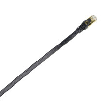 Flat network cable S / STP CAT7 PNI U7015B, Patch, 2 x RJ45, 4 pairs of wires, 32AWG, copper, 10 Gbps, 600 MHz, 1.5m, bl Flat network cable S / STP CAT7 PNI U7015B, Patch, 2 x RJ45, 4 pairs of wires, 32AWG, copper, 10 Gbps, 600 MHz, 1.5m, bl