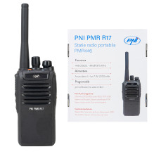 Portable radio station PNI PMR R17 446MHz, 0.5W, 16 PMR channels and 50 CTCSS and 104 DCS tones, FM radio, programmable, Portable radio station PNI PMR R17 446MHz, 0.5W, 16 PMR channels and 50 CTCSS and 104 DCS tones, FM radio, programmable,