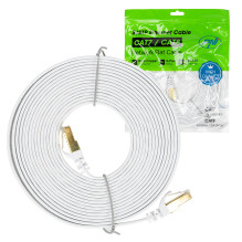 Plokščias tinklo kabelis S / STP CAT7 PNI U7050W, 2 x RJ45, 4 poros laidų, 32AWG, varis, 10 Gbps, 600 MHz, 5 m, baltas Plokščias tinklo kabelis S / STP CAT7 PNI U7050W, 2 x RJ45, 4 poros laidų, 32AWG, varis, 10 Gbps, 600 MHz, 5 m, baltas
