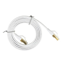 Flat network cable S / STP CAT8 PNI U8015W, Patch, 2 x RJ45, 4 pairs of wires, 28AWG, copper, 40 Gbps, 2000 MHz, 1.5m, w