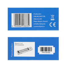 Recessed access switch PNI PB101, NO / COM output contact, max. 36V 3A