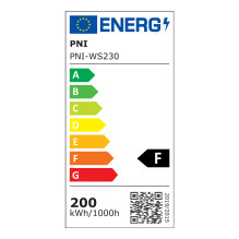 LED reflektorius PNI GreenHouse WS230 200 W, maitinimo šaltinis 230 V, 17540 lm, 6500 K, IP65 LED reflektorius PNI GreenHouse WS230 200 W, maitinimo šaltinis 230 V, 17540 lm, 6500 K, IP65
