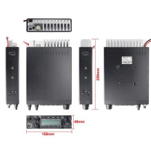 Mėgėjiška radijo stotis PNI Jopix AT-6666PRO, AM, FM, SSB 10M CW TRX 28–29,7 MHz, VOX, Roger Beep, 13,8 V