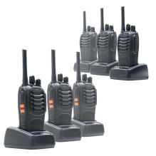 Kit of 6 portable radio stations PNI PMR R40 PRO batteries, chargers and headphones included
