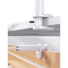 Ugreen Ugreen universal holder stand phone holder tablet (up to 12cm wide) tripod lazy holder with flexible arm white (3