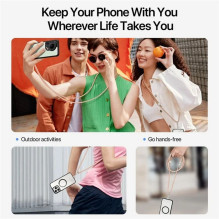 Dux Ducis Universalus DUX DUCIS Plaz - kryžminio korpuso telefono dirželis - gintaro spalvos