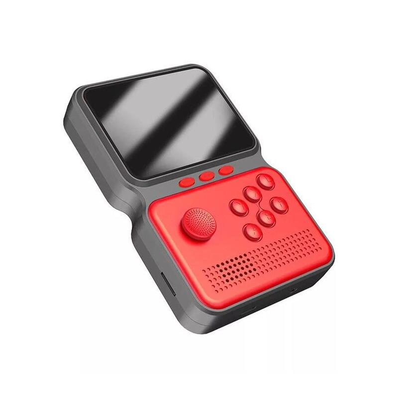 HQ M3 16bit Portable Retro Game console with 900 games 3'' HD LCD / TV RCA cable Red