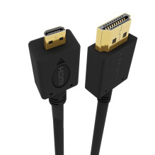 CABLE HDMI-MICRO HDMI 3M V.2.0 / BLK CC-HDMID-10 GEMBIRD