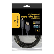 CABLE HDMI-MICRO HDMI 3M V.2.0 / BLK CC-HDMID-10 GEMBIRD