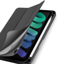 Dux Ducis DUX DUCIS DOMO sulankstomas dėklas su pieštukų dėklu, skirtas iPad mini 7 / 6, juodas