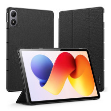 Dux Ducis Xiaomi Redmi Pad 2 Pro Domo Series Tri-fold Stand PU Leather Tablet Cover Black
