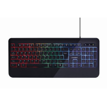 KLAVIATŪRA MULTIMEDIA USB ENG / BLACK KB-UML-03 GEMBIRD