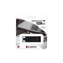 MEMORY DRIVE FLASH USB-C 128GB / DT70 / 128GB KINGSTON MEMORY DRIVE FLASH USB-C 128GB / DT70 / 128GB KINGSTON