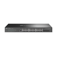 TP-Link Omada 24 prievadų gigabito L2+ valdomas komutatorius su 4 10GE SFP+ lizdais