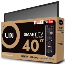 LIN 40LFHD1200 išmanusis televizorius 40' „Full HD“ DVB-T2