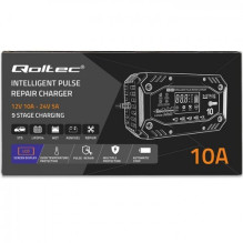 Qoltec 52482 vehicle battery charger 12 / 24 V Black, Blue Qoltec 52482 vehicle battery charger 12 / 24 V Black, Blue