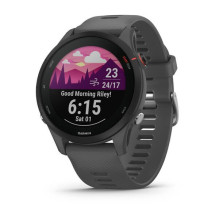 „Garmin Forerunner 255“ 3,3 cm (1,3 colio) MIP 46 mm Skaitmeninis 260 x 260 pikselių Pilkas „Wi-Fi“ GPS (palydovinis)