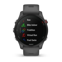 „Garmin Forerunner 255“ 3,3 cm (1,3 colio) MIP 46 mm Skaitmeninis 260 x 260 pikselių Pilkas „Wi-Fi“ GPS (palydovinis)