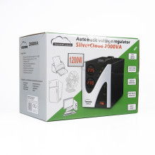Įtampos stabilizatorius SilverCloud 2000VA 1200W Įtampos stabilizatorius SilverCloud 2000VA 1200W
