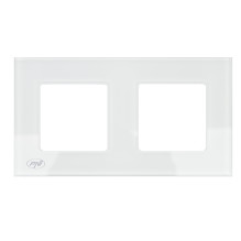 PNI RM202W glass double frame for PNI sockets