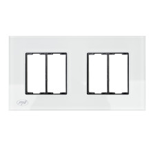 PNI RM202W glass double frame for PNI sockets